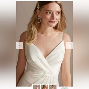 DB David’s Bridal Wedding Prom Dress 14 White